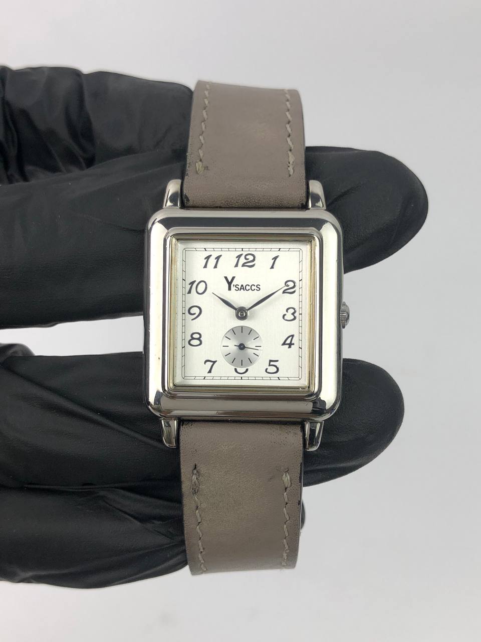 YSAAC NUMERIK SUB DIAL LEATHER STRAP - Gambar 2