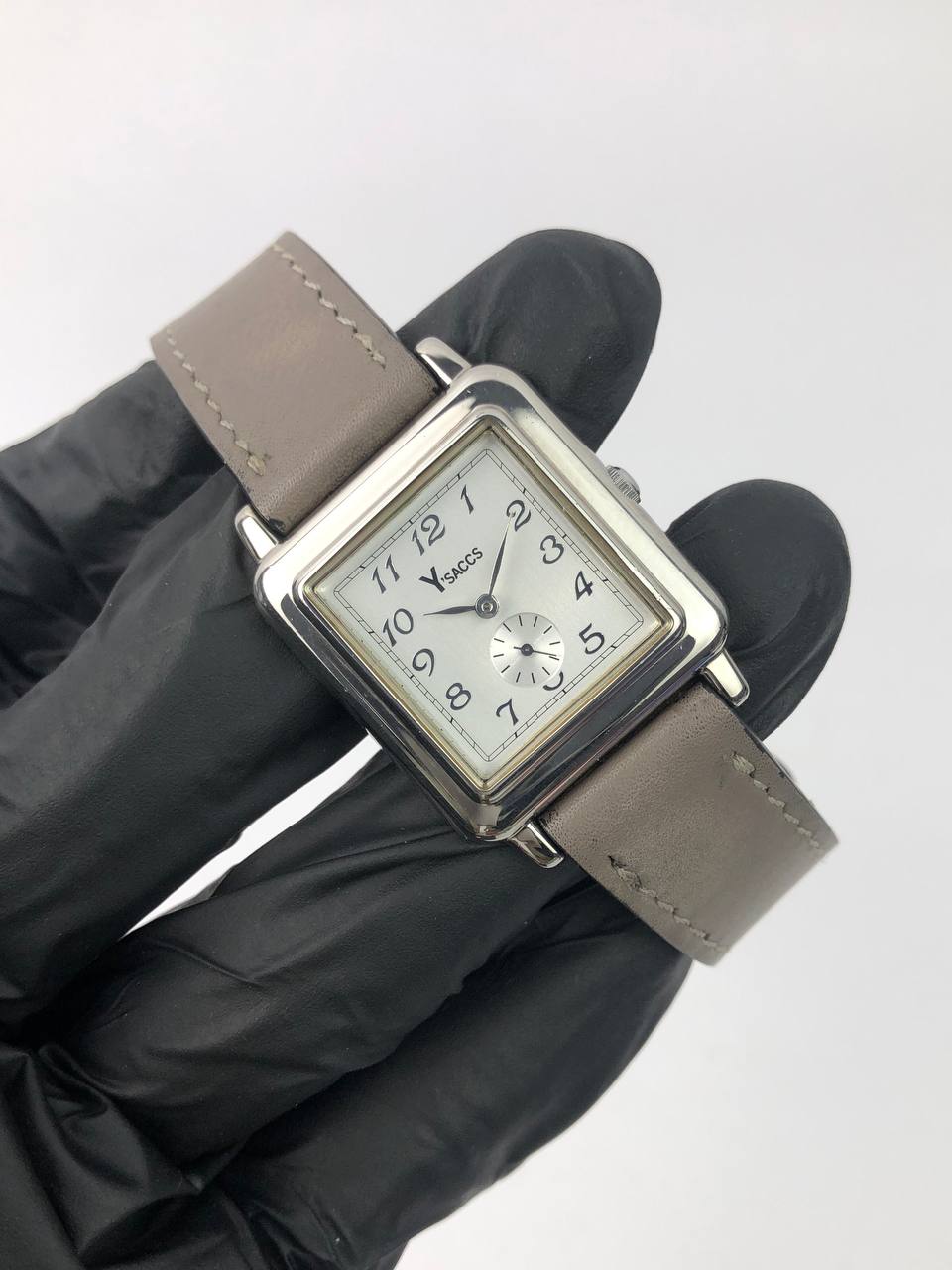 YSAAC NUMERIK SUB DIAL LEATHER STRAP - Gambar 4