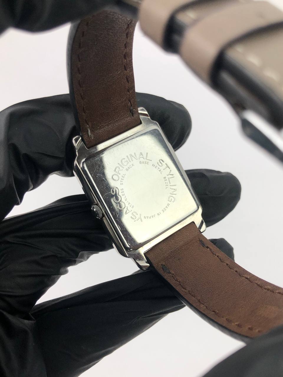 YSAAC NUMERIK SUB DIAL LEATHER STRAP - Gambar 7