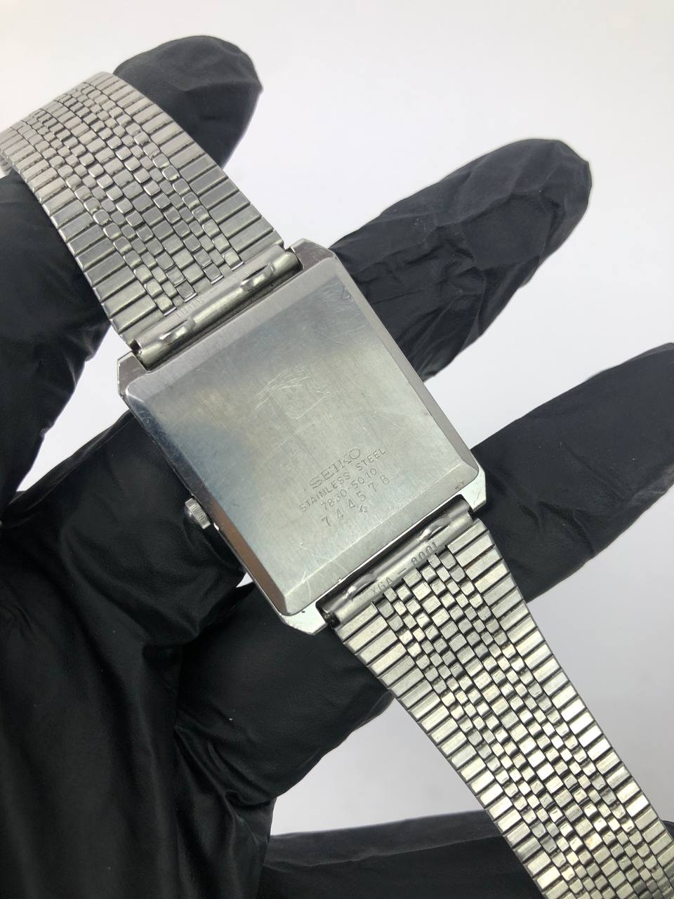 SEIKO TANK QUARTZ BLUE DIAL ALL ORI - Gambar 8