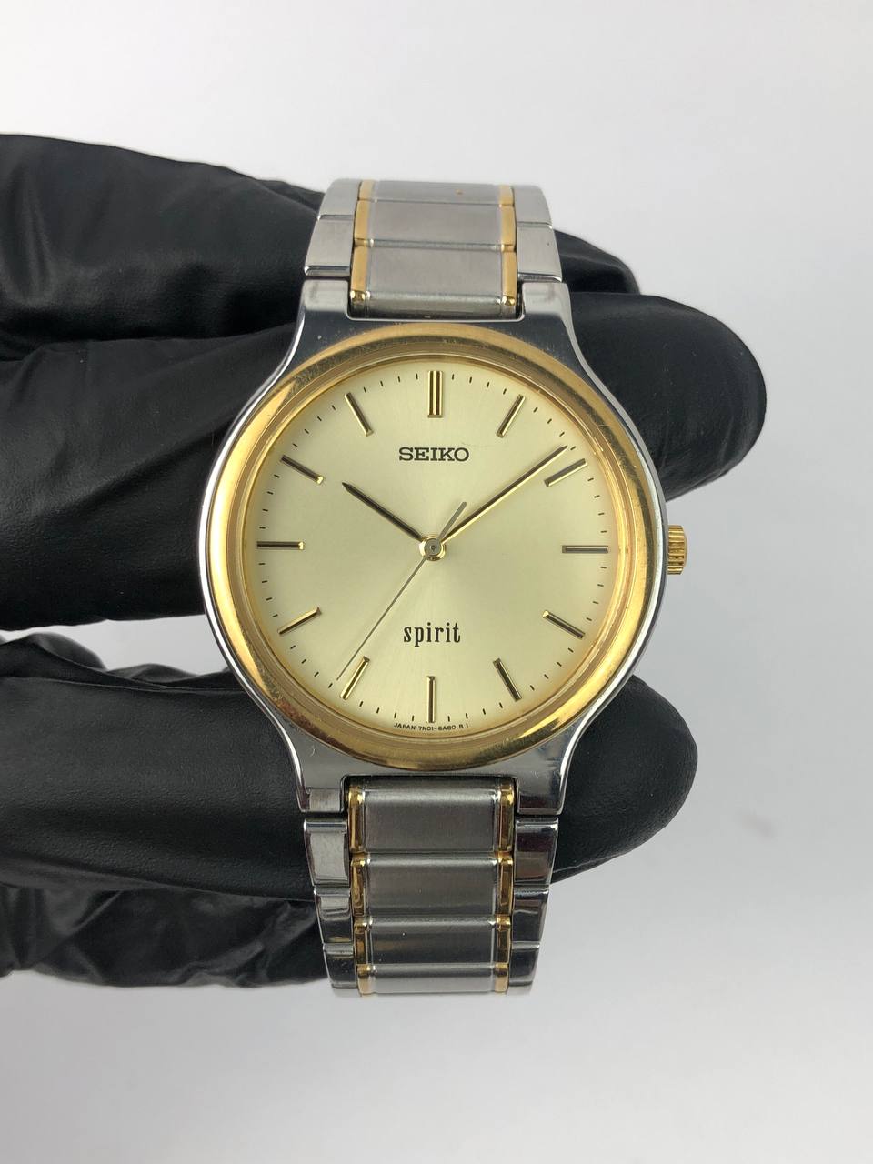 SEIKO SPIRIT UNISEX TWOTONE ALL ORI - Gambar 3