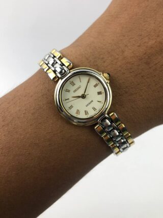 BEAUTIFUL SEIKO EXCELINE ROMAN TWOTONE