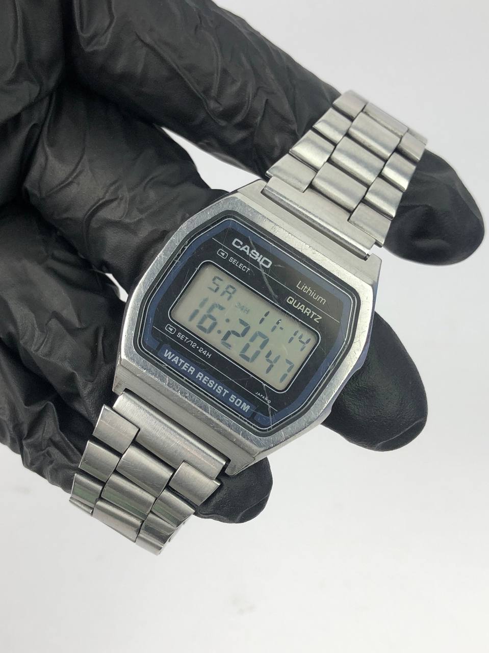 CASIO VINTAGE DIGITAL ALL STEEL - Gambar 4