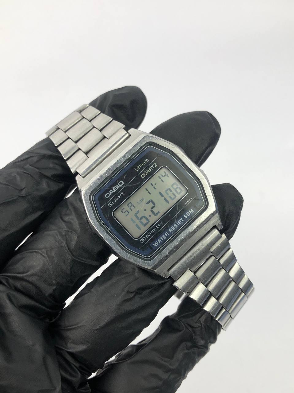 CASIO VINTAGE DIGITAL ALL STEEL - Gambar 3