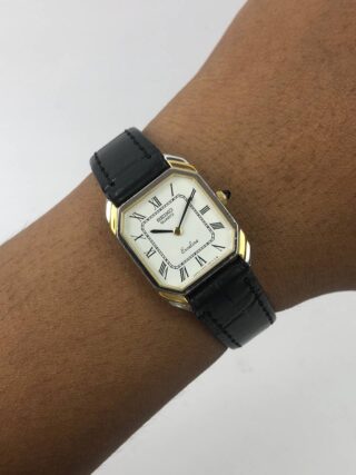 EKSLUSIF SEIKO EXCELINE TWOTONE ROMAN DIAL