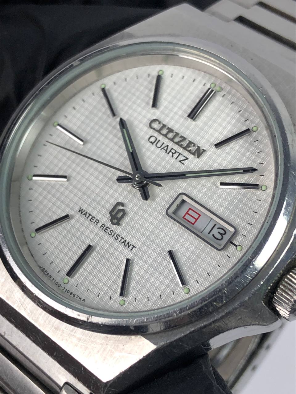 FULL ORI CITIZEN CRYSTON QUARTZ DAYDATE - Gambar 4