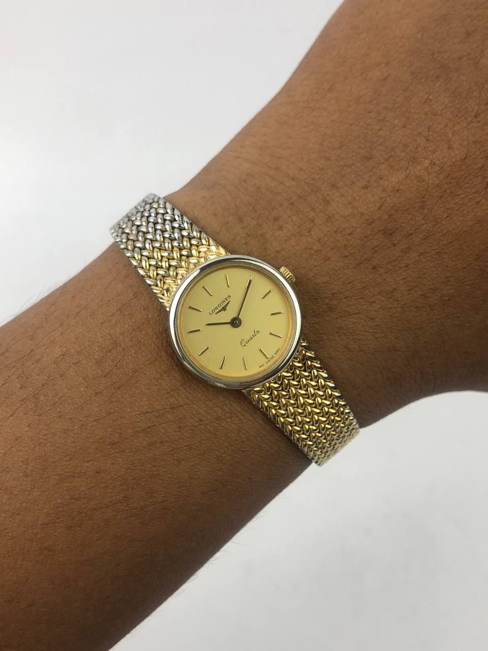 LONGINES LADY VINTAGE GOLD BRAID BRACELET