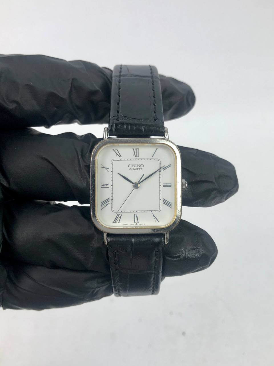 SEIKO TANK QUARTZ – DIAL PUTIH ROMAN, CASE SQUARE - Gambar 2