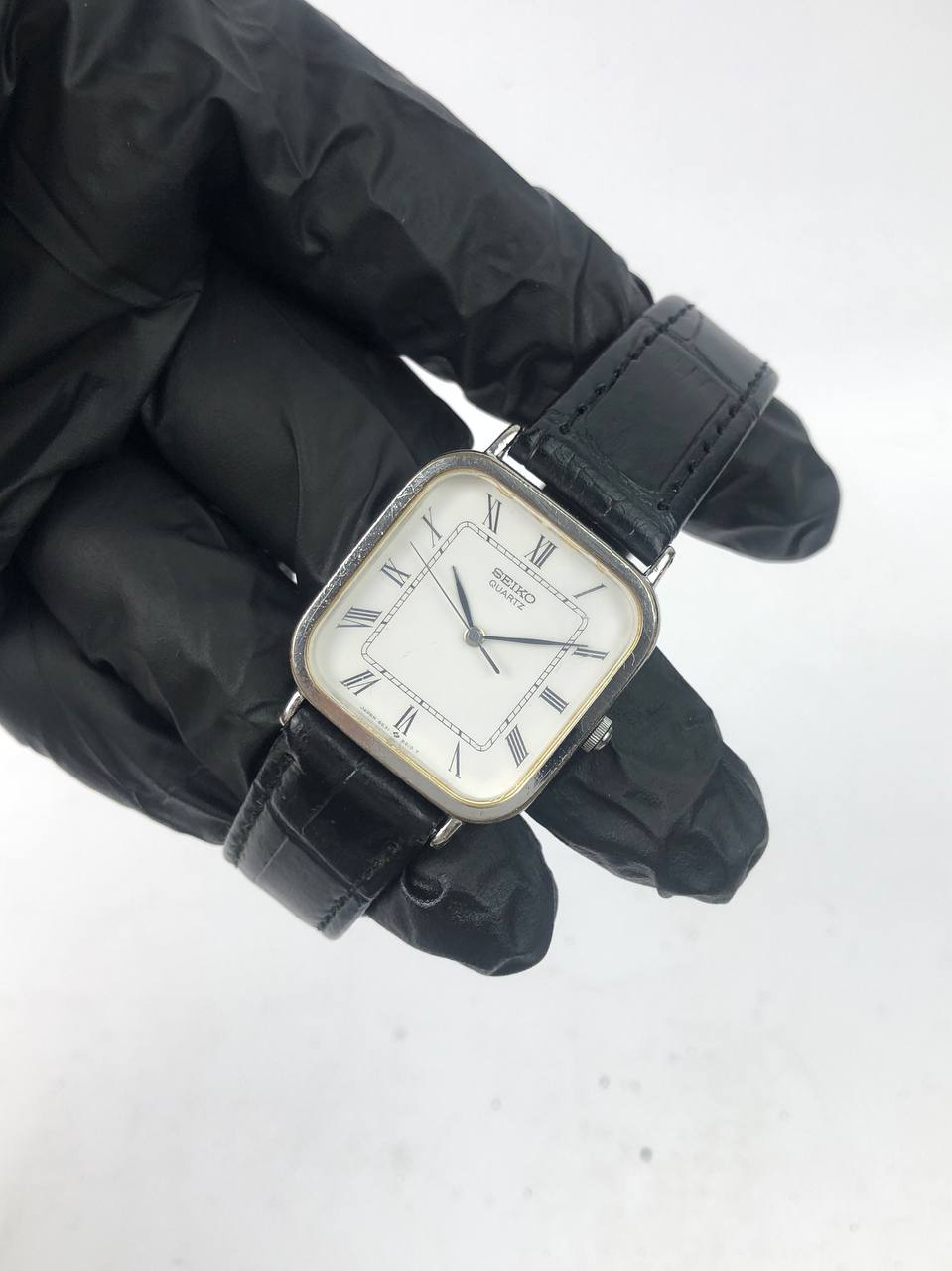 SEIKO TANK QUARTZ – DIAL PUTIH ROMAN, CASE SQUARE - Gambar 3