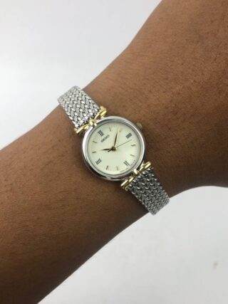Seiko Classic Ivory Dial Rantai Mesh Elegan