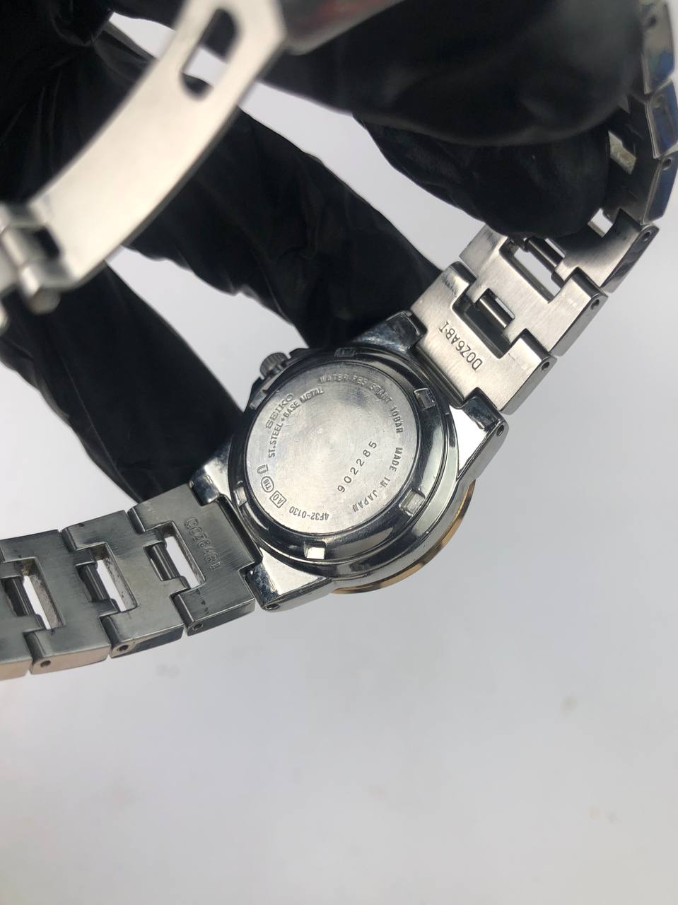 Seiko lukia perpetual calendar TwoTone Bezel Rantai Steel - Gambar 7