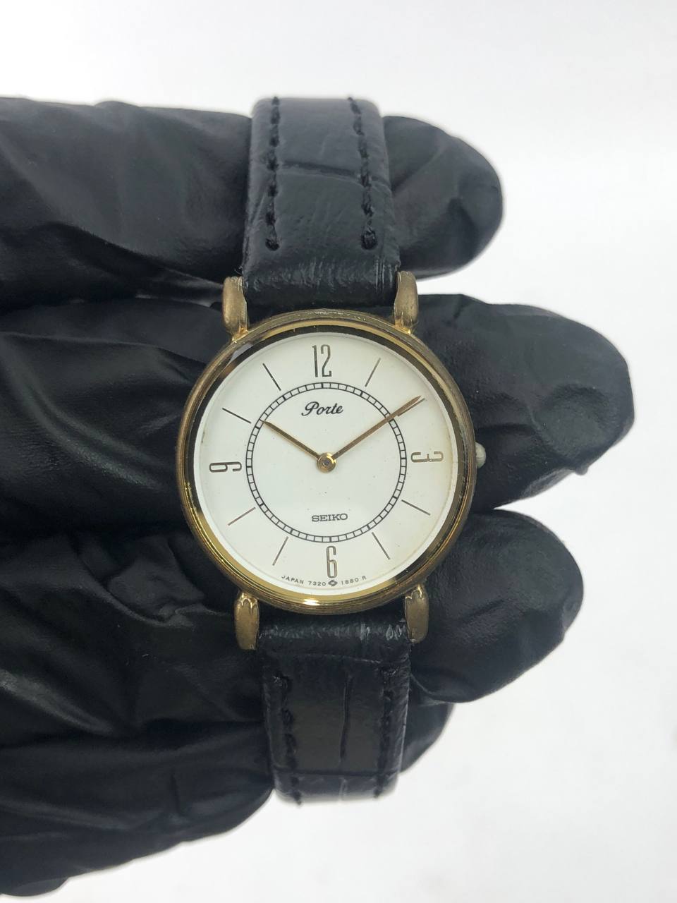 Seiko Poetic White Dial strap Hitam manis - Gambar 2