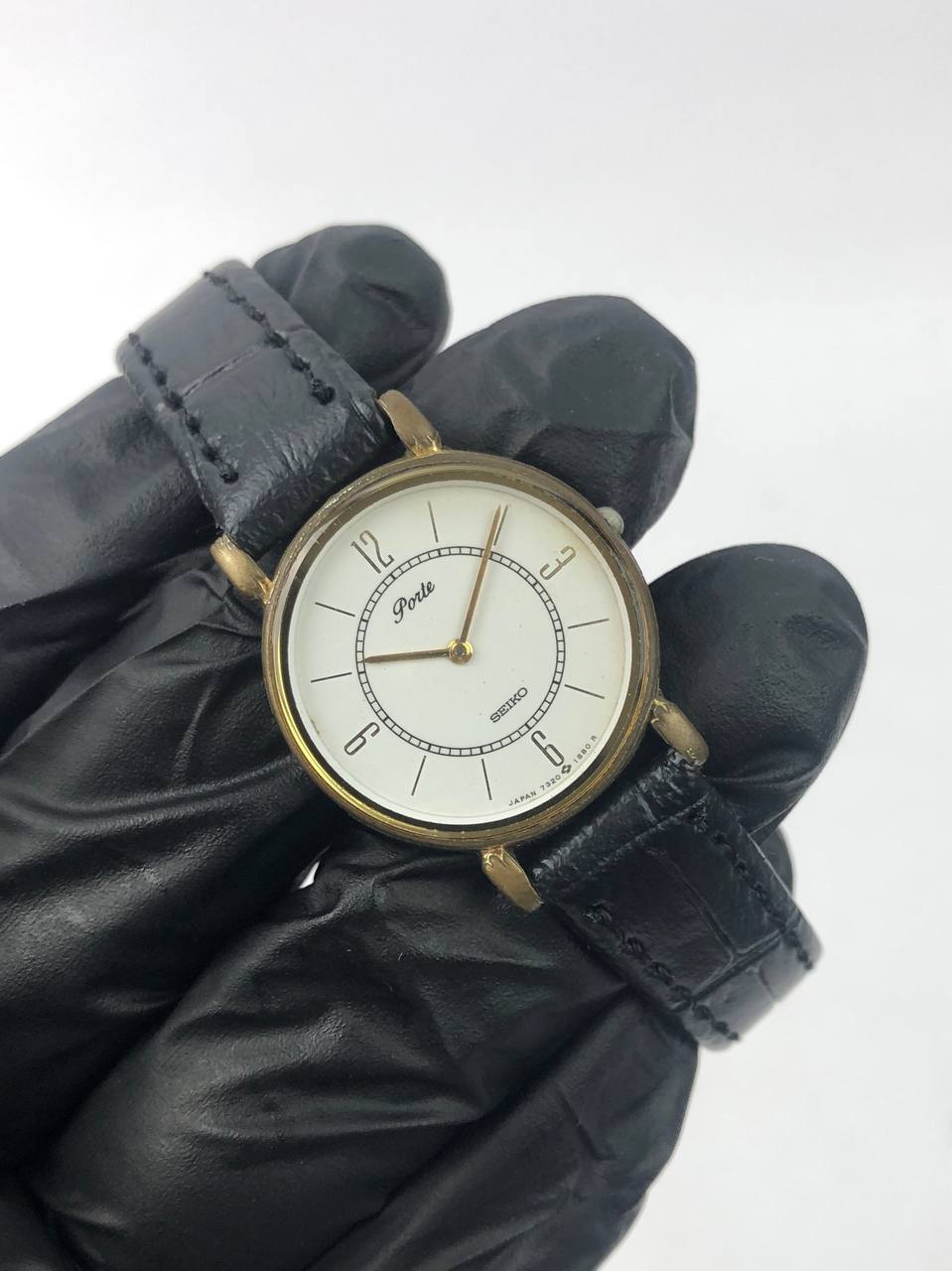 Seiko Poetic White Dial strap Hitam manis - Gambar 4