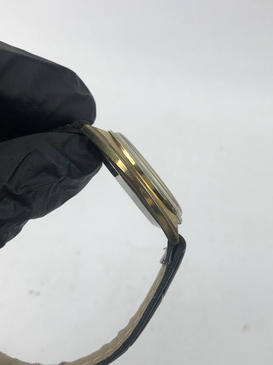 Seiko LM cushion tonneau LM Silver Dial Gold Tonneau Case - Gambar 6