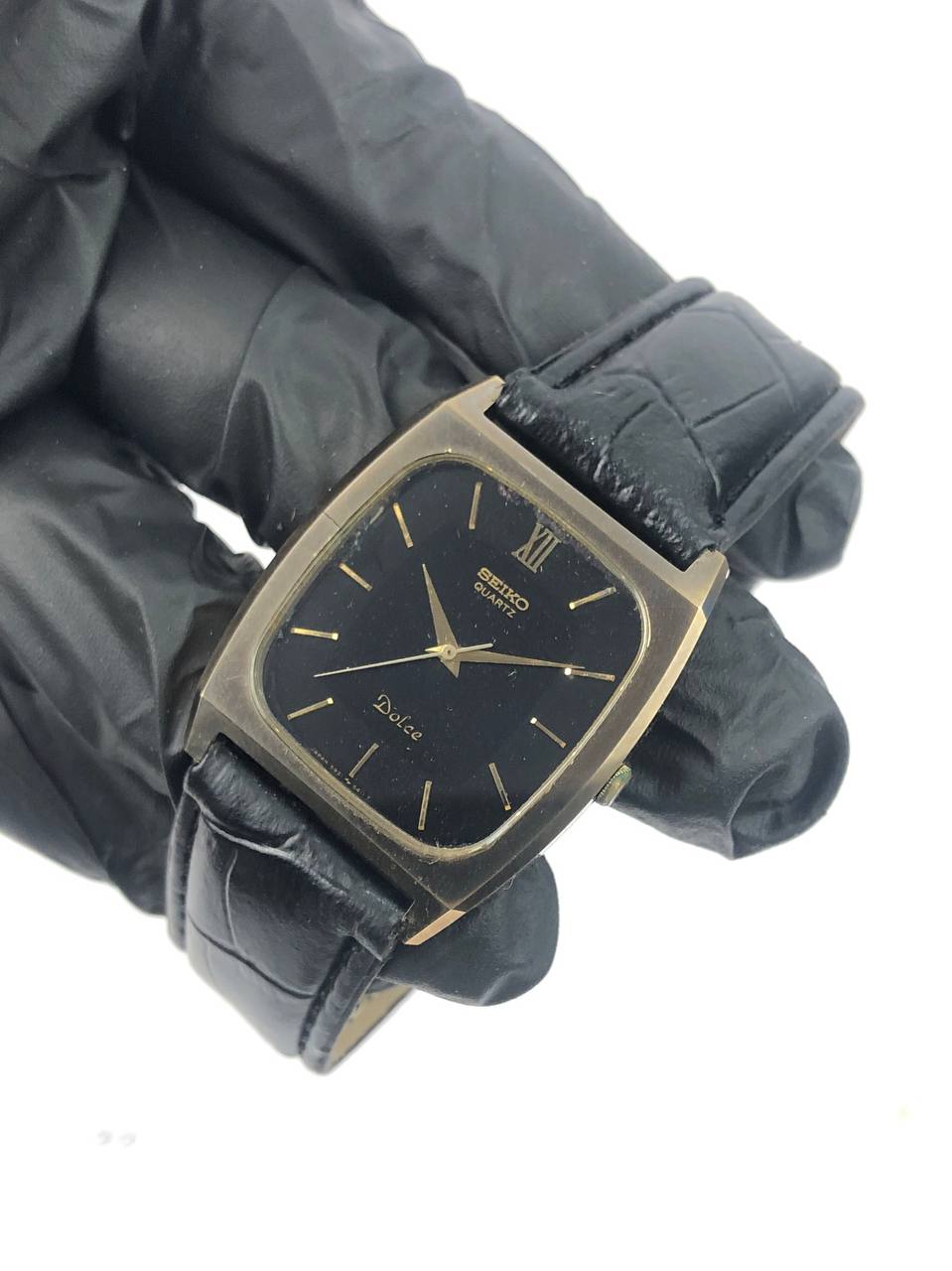 Seiko Dolce quartz NSAG Black Luxe Square - Gambar 3