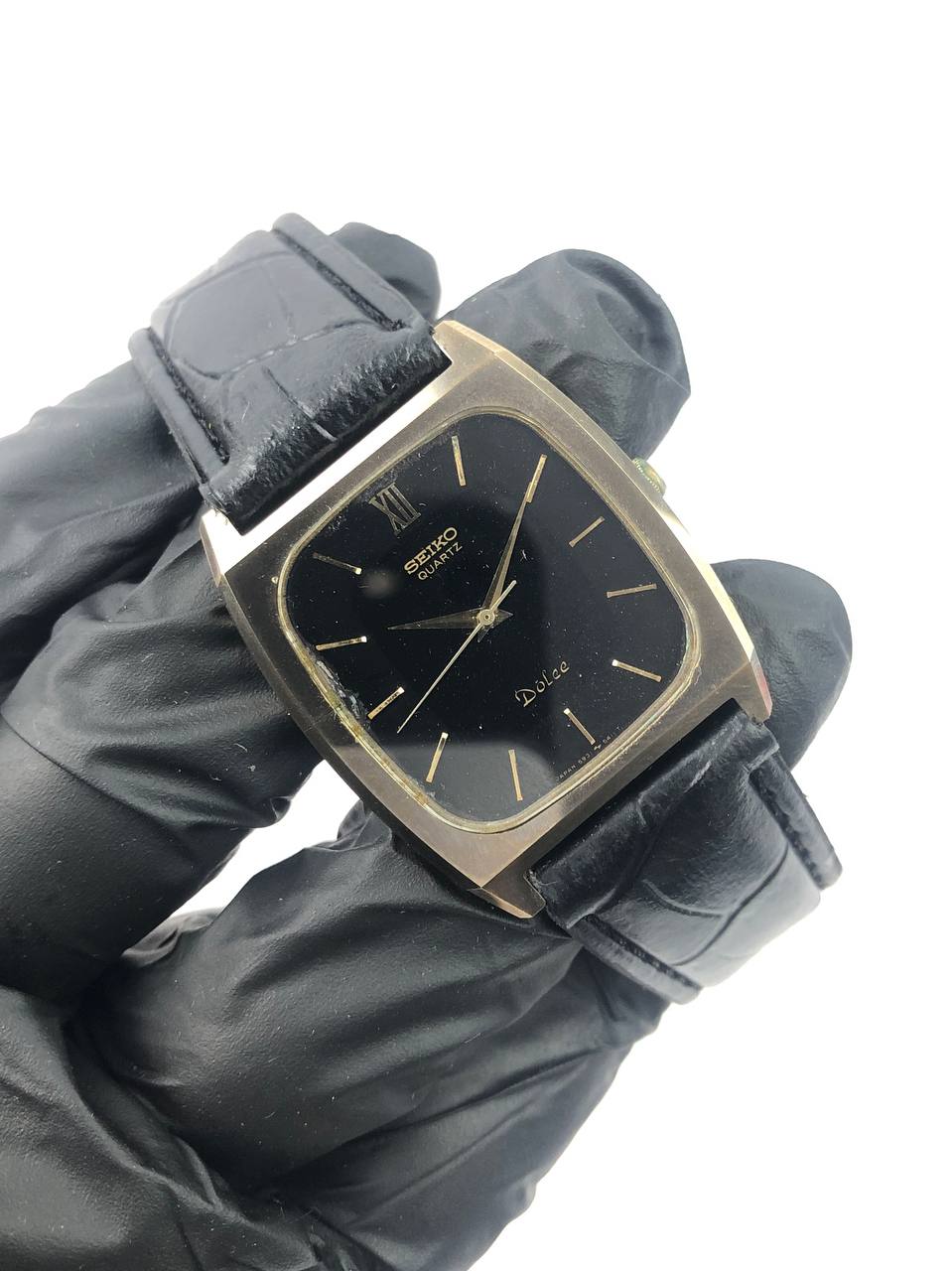 Seiko Dolce quartz NSAG Black Luxe Square - Gambar 4