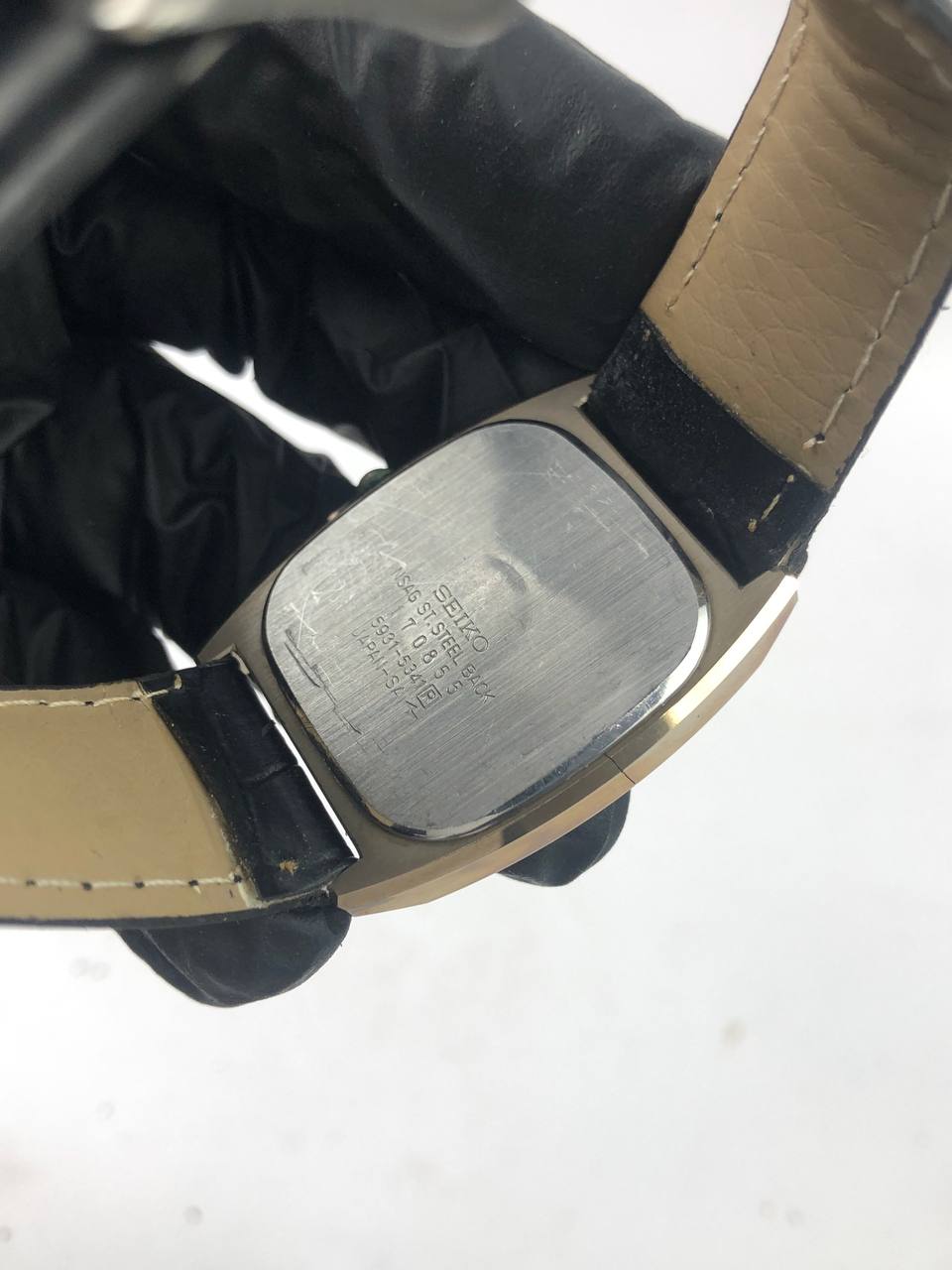 Seiko Dolce quartz NSAG Black Luxe Square - Gambar 7