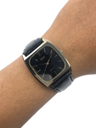 Seiko Dolce quartz NSAG Black Luxe Square