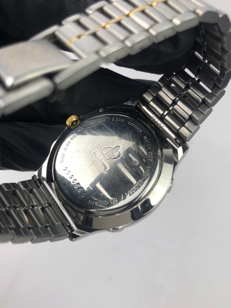 LIGHTHOUSE Citizen Moonphase Two Tone Majesty, Cream Dial, Luxury Steel-Gold Bracelet. - Gambar 7