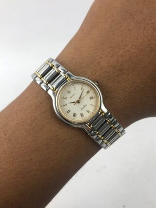 SEIKO Exceline Two-Tone Roman Dial Classic, Slim Case, Steel-Gold Bracelet