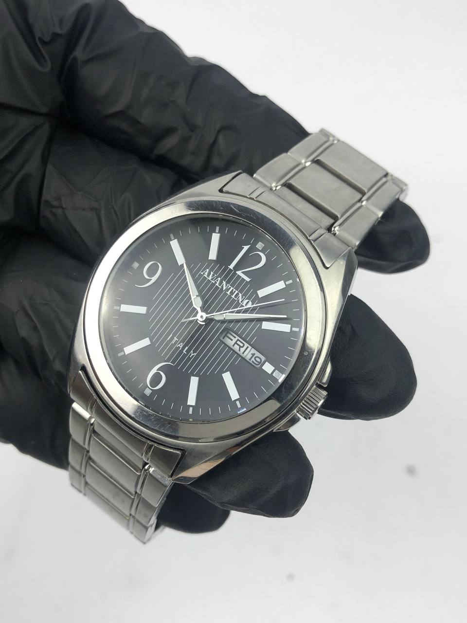 SOLARmate avantis italy Round Steel Case Day-Date Steel Bracelet - Gambar 3