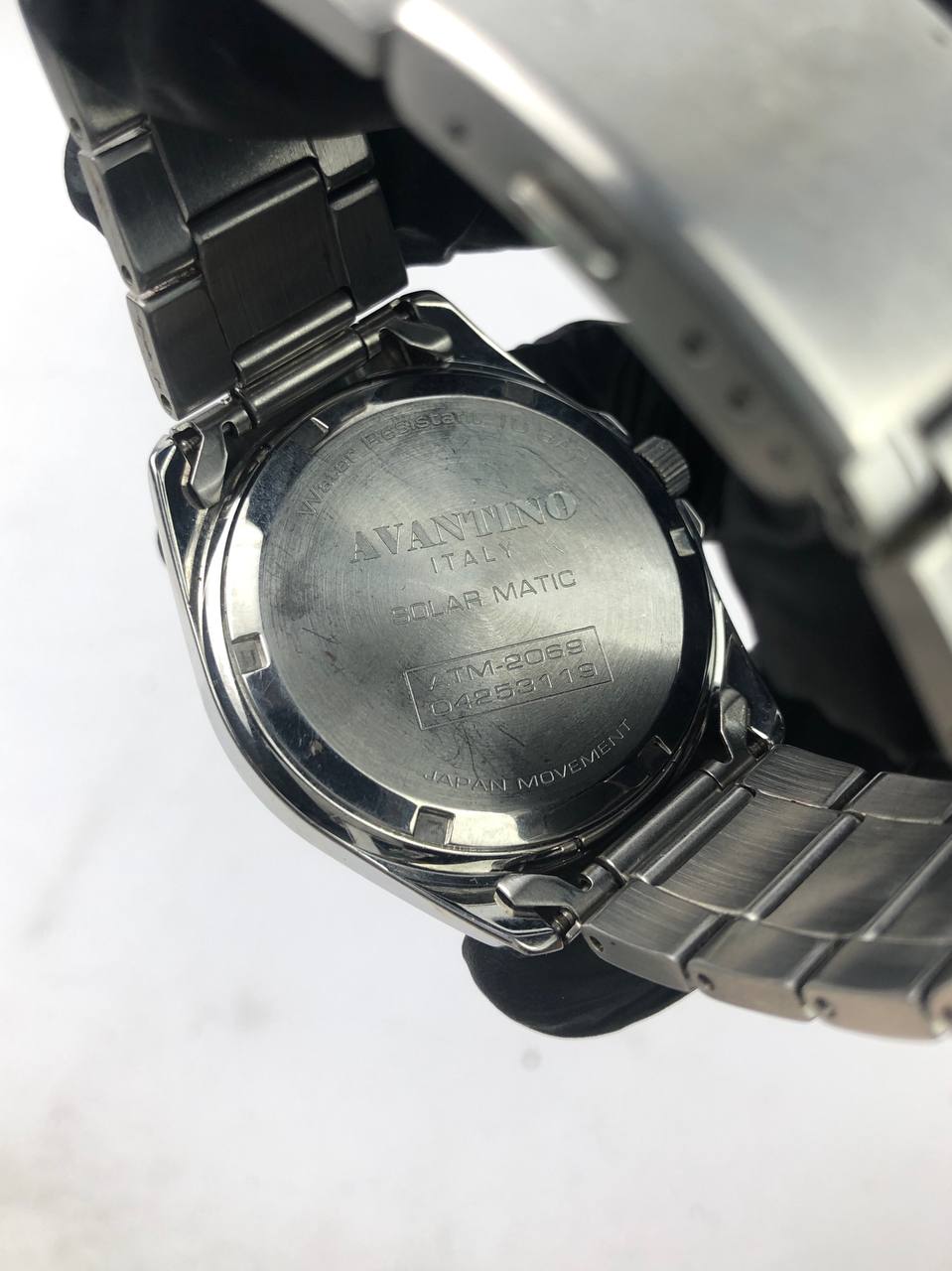 SOLARmate avantis italy Round Steel Case Day-Date Steel Bracelet - Gambar 8