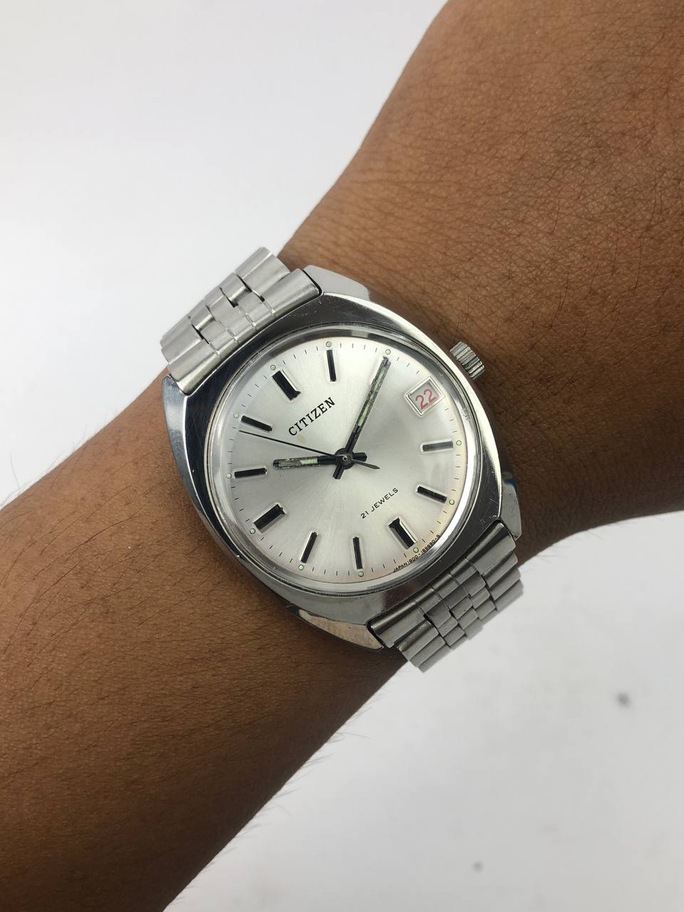 All original Citizen Vintage Cushion Steel Case Steel Bracelet handwinding