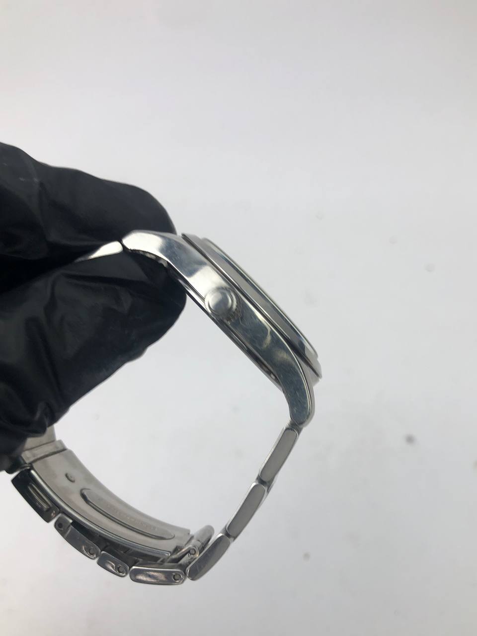 Seiko analog cream dial round steel case Steel Bracelet - Gambar 5