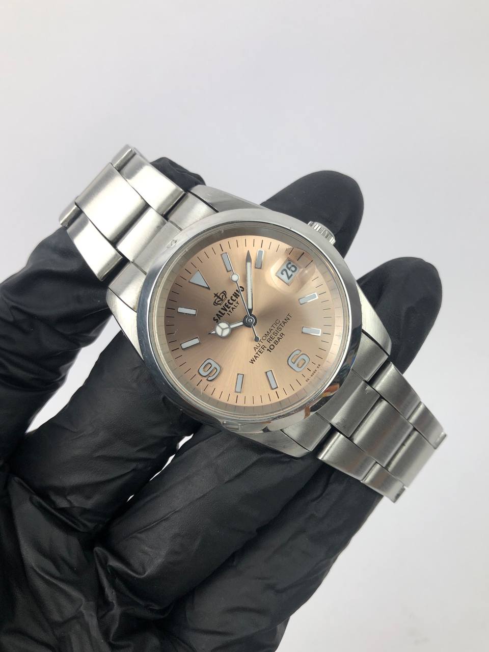 Automatic Salvecchio Italy Steel Oyster Bracelet - Gambar 3