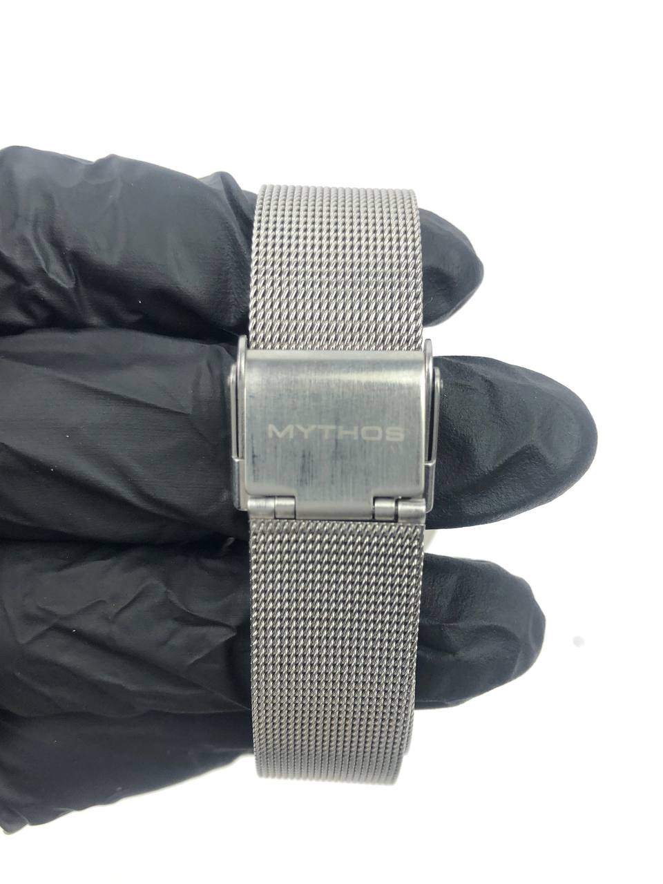 MYTHOS TONNEAU ELEGAN MESH STEEL & SUB DIAL BLUE SUNBURST - Gambar 7