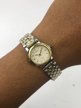 SEIKO LUCENT DRESS TWO-TONE STEEL & CHAMPAGNE DIAL