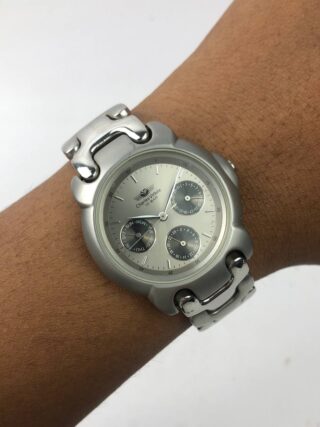 CHARLES VÖGELE MULTIFUNCTION STEEL SOLID & SILVER DIAL