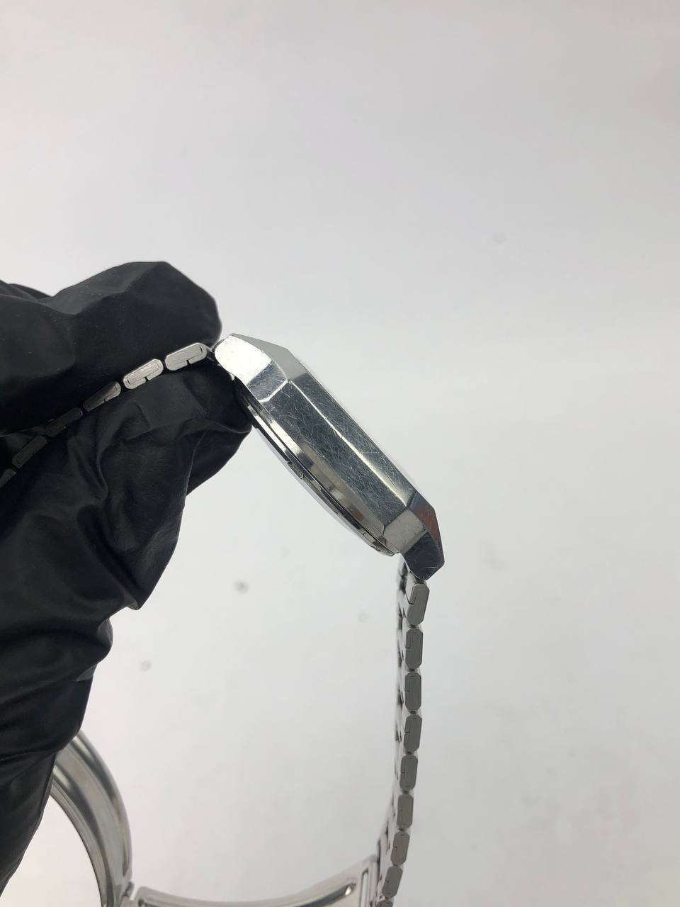 SEIKO 5 OCTAGON RETRO STEEL & SILVER DIAL AGING - Gambar 6