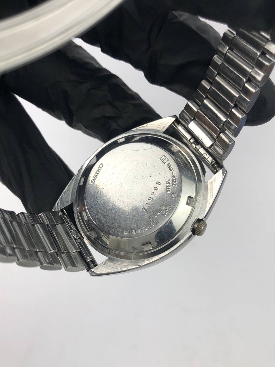 SEIKO 5 BULAT BLACK GLOSS DIAL - Gambar 7