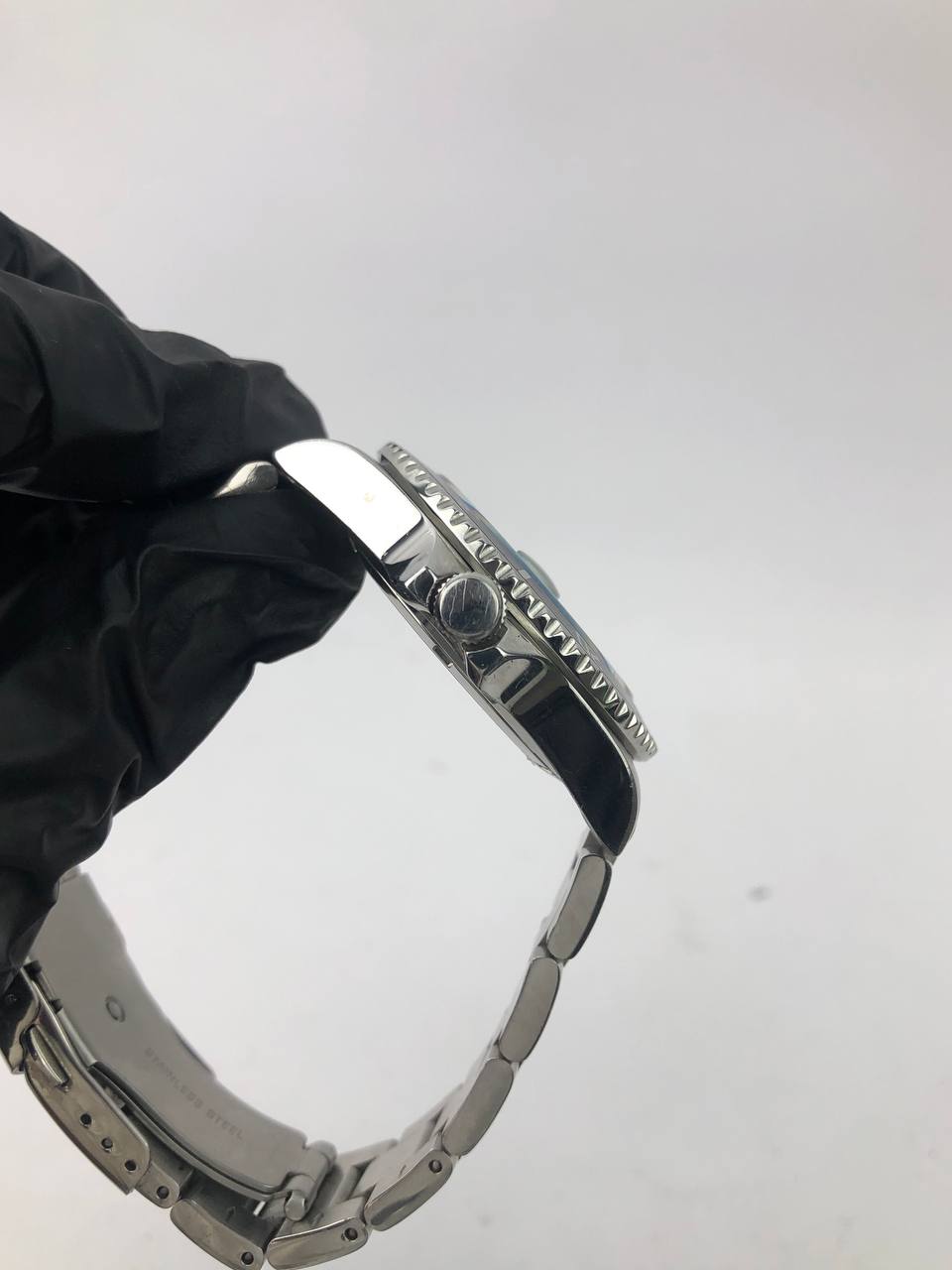DANIEL MULLER DIVER DIAL BLACK LUME BRACELET STAINLESS - Gambar 5
