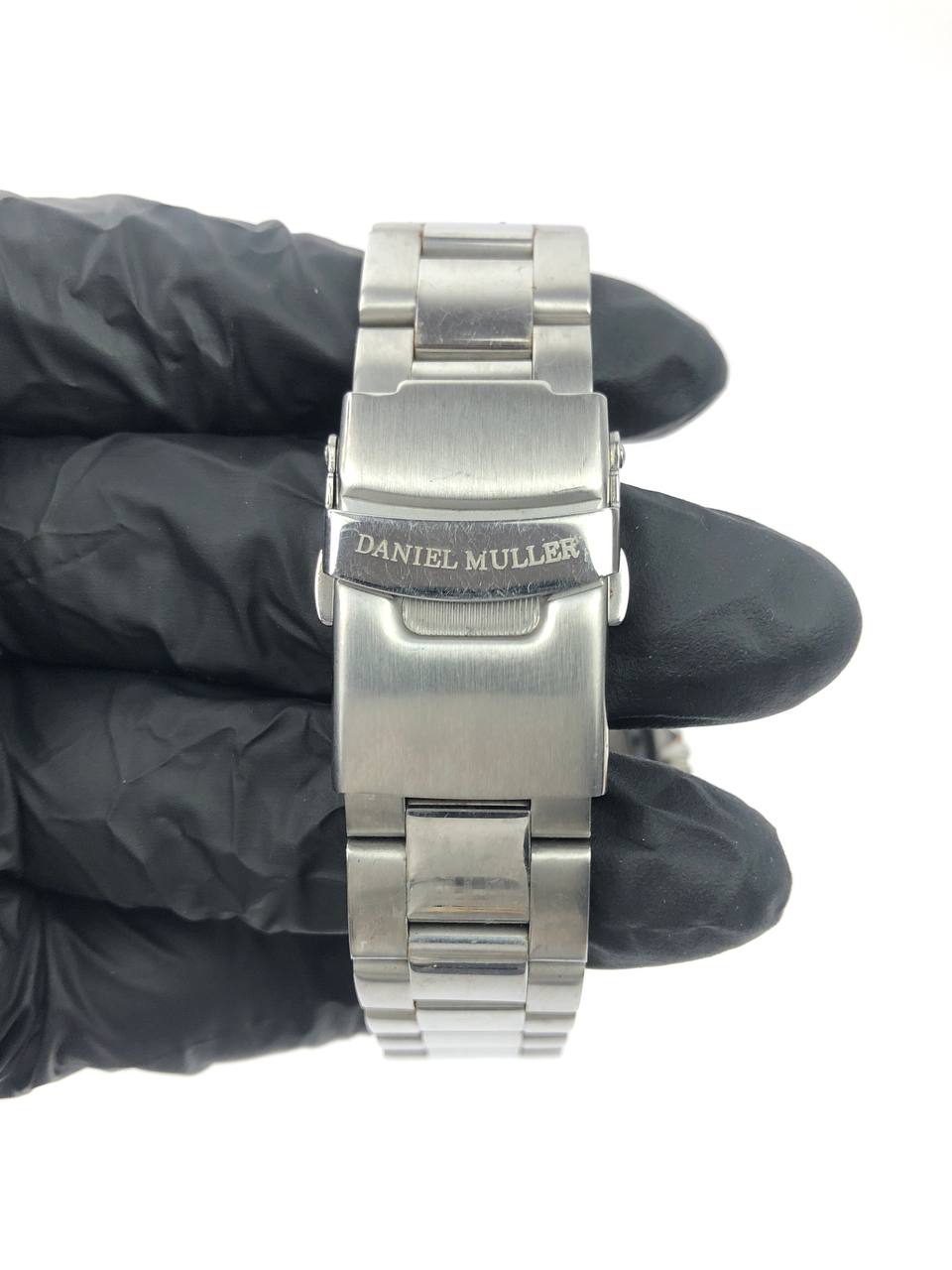 DANIEL MULLER DIVER DIAL BLACK LUME BRACELET STAINLESS - Gambar 7