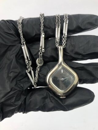 NEKLACE SEIKO UNIQUE DIAL ABU MINIMALIS RANTAI SILVER