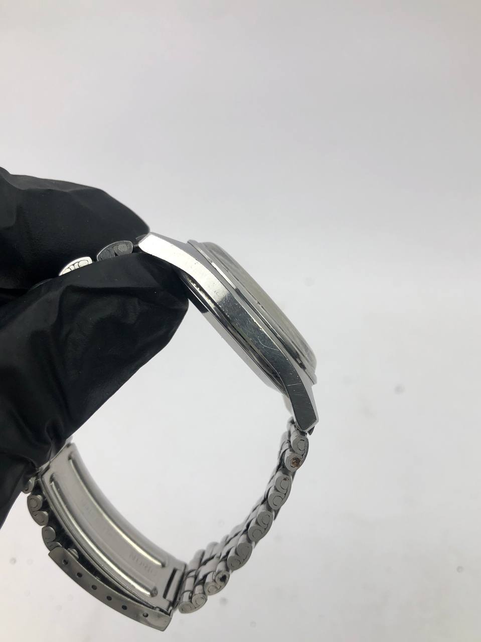 SEIKO AUTOMATIC ROUND SILVER DIAL GREY VINTAGE BRACELET STAINLESS - Gambar 6