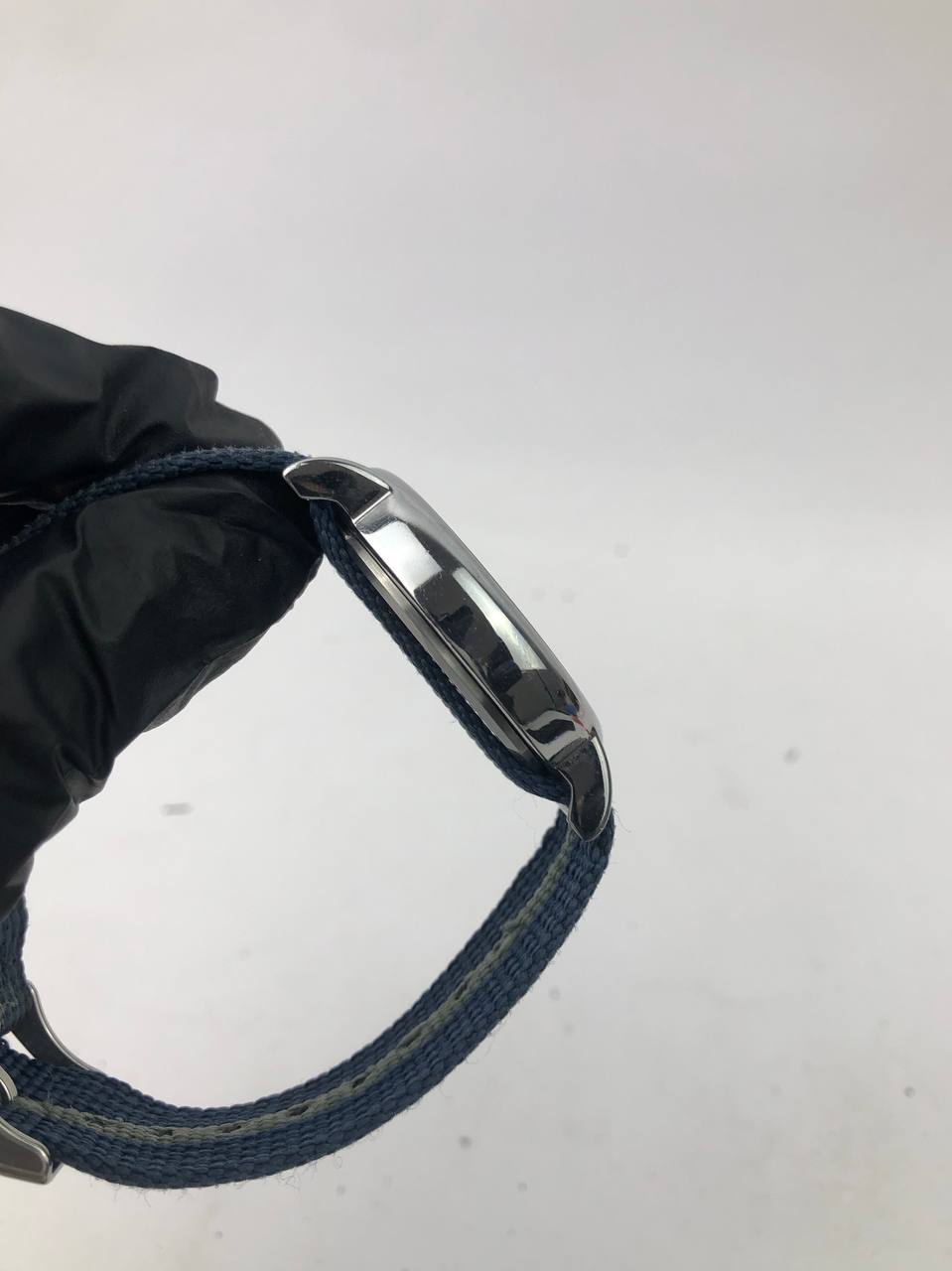 FIELDWATCH TIMEX ROUND CLASSIC DIAL INDIGLO ARABIC STRAP NATO BIRU ABU - Gambar 6