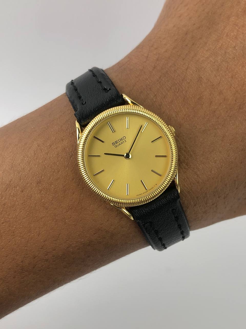 SEIKO QUARTZ LADIES FLUTED BEZEL