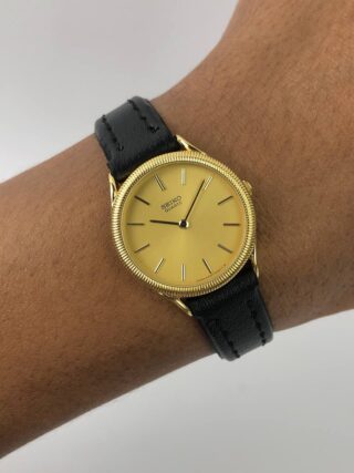 SEIKO QUARTZ LADIES FLUTED BEZEL