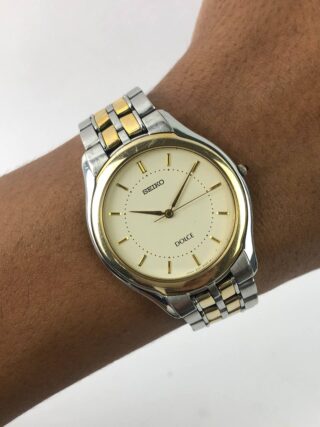 SEIKO DOLCE TWO TONE CASE ALL ORI