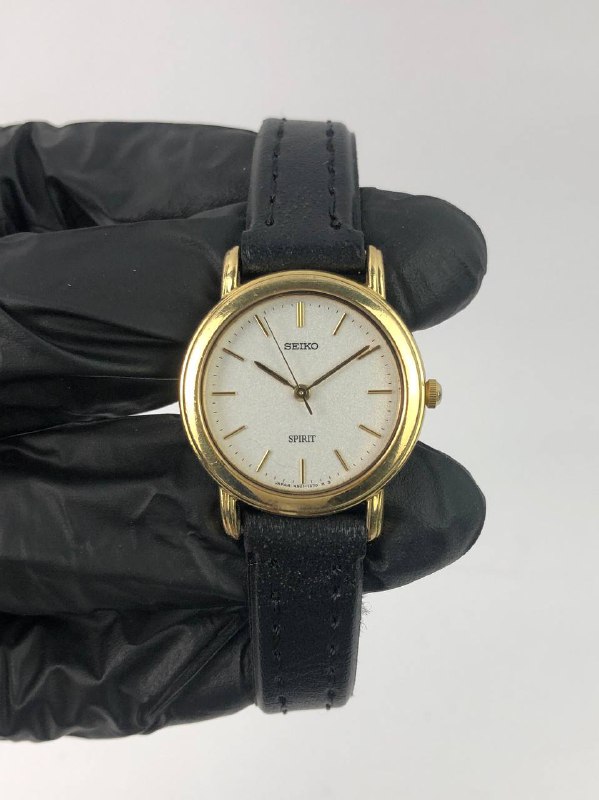 SEIKO SPIRIT GOLD TONE TEXTURE DIAL - Gambar 2