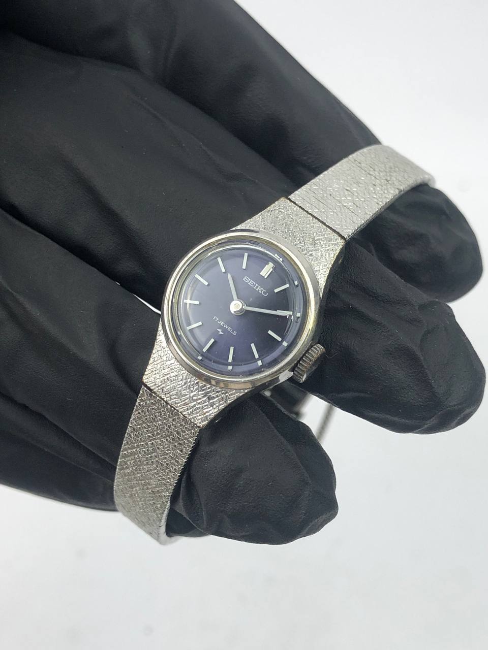 SEIKO LADIES ROUND BLUE DIAL ALL ORIGINAL - Gambar 3