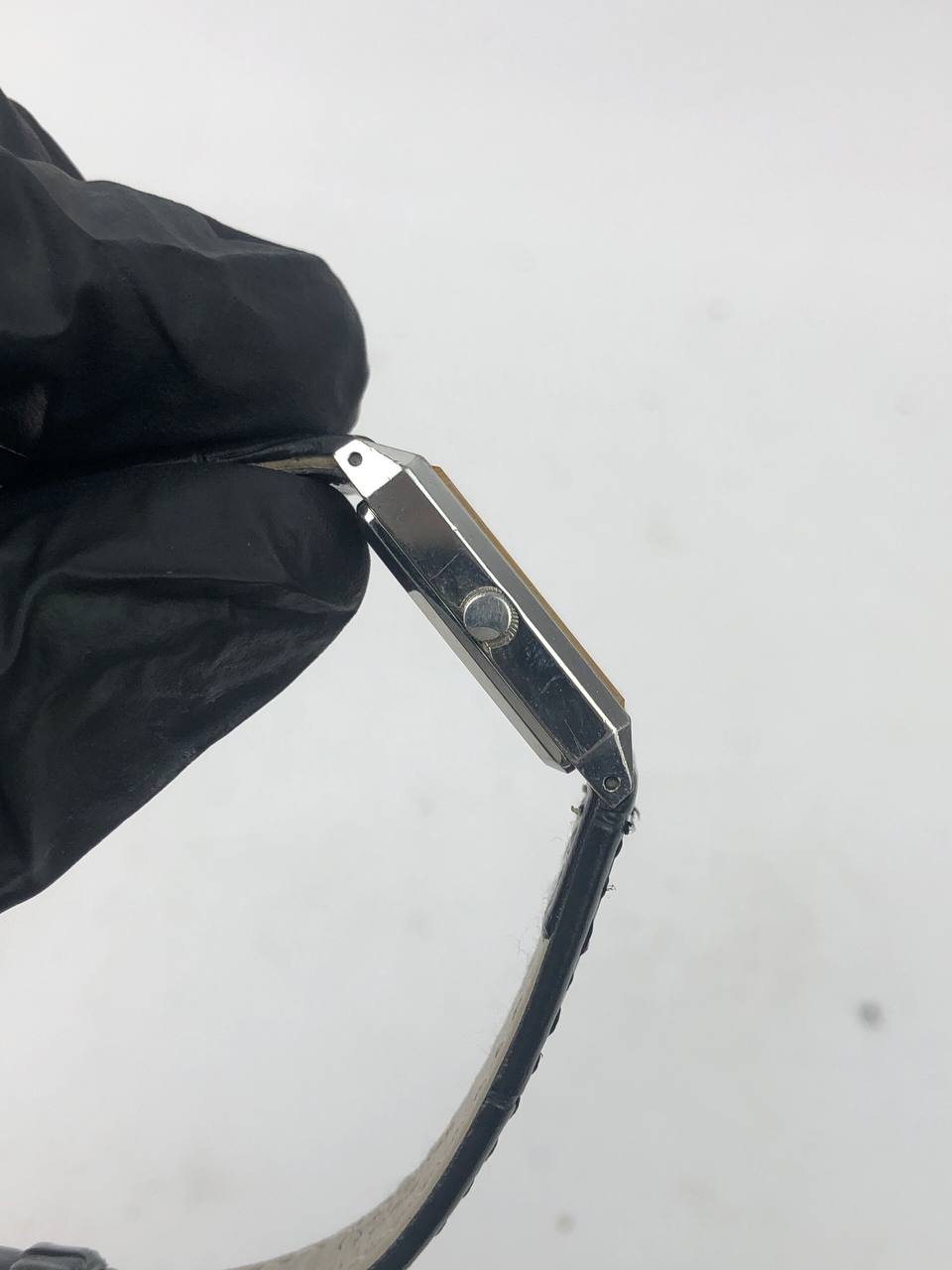 ORIENT TANK CLASSIC STRAP HITAM & BLUE NAVY DIAL - Gambar 5