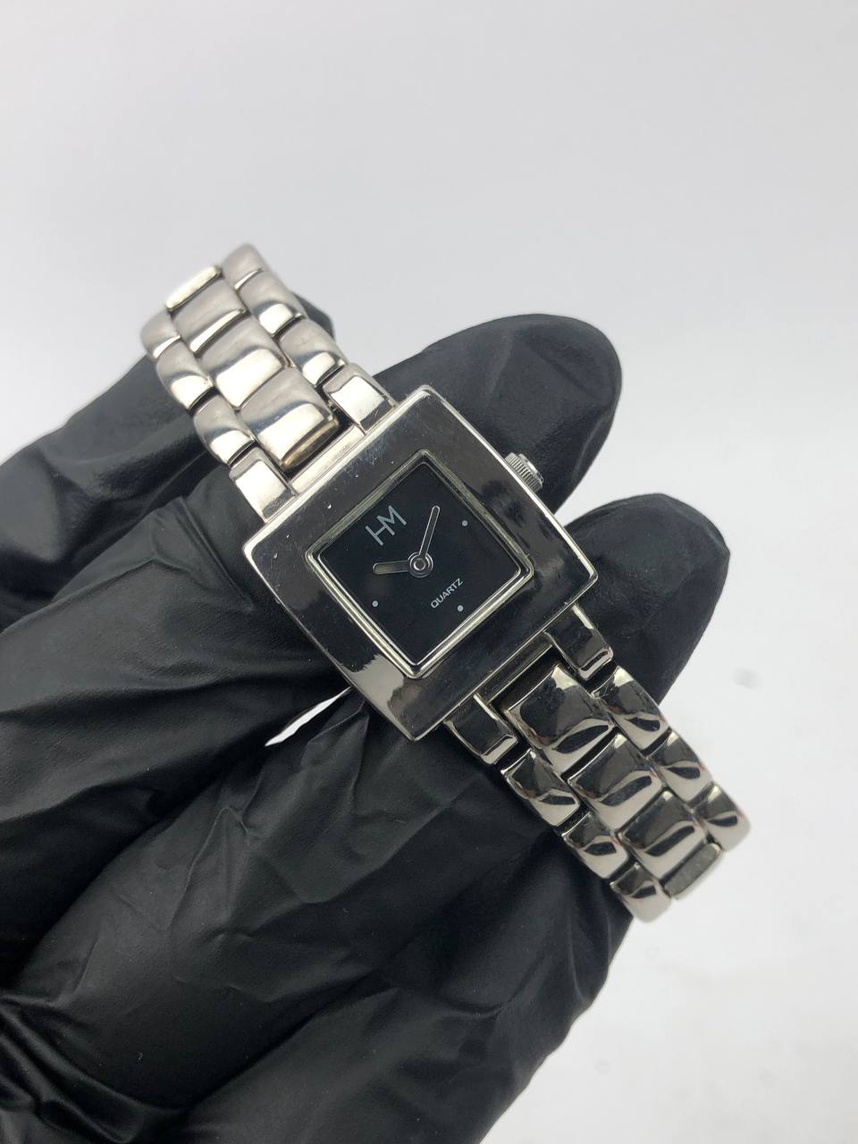 JAPAN MADE HM SQUARE DIAL HITAM MINIMALIS - Gambar 4