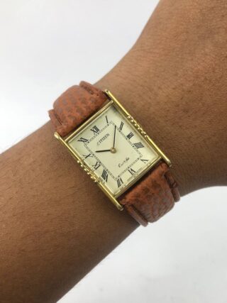 CITIZEN CASTALIA TANK ROMAN DIAL