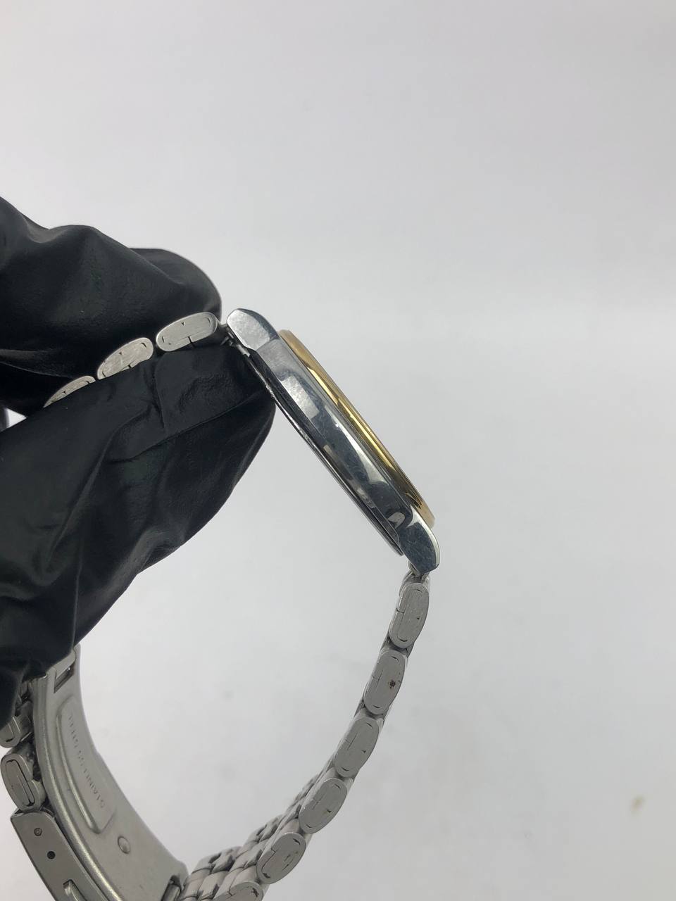 SEIKO SPIRIT ROUND TWO-TONE CASE STEEL BRACELET CREAM ARABIC DIAL - Gambar 6