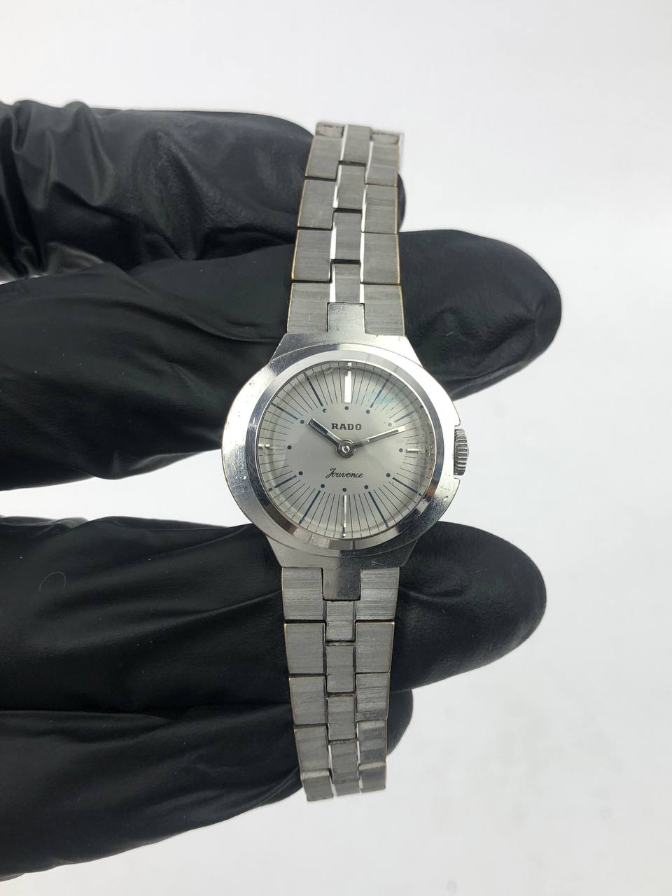 RADO JOUVENCE VINTAGE SUNBURST SILVER DIAL INTEGRATED STEEL BRACELET - Gambar 2