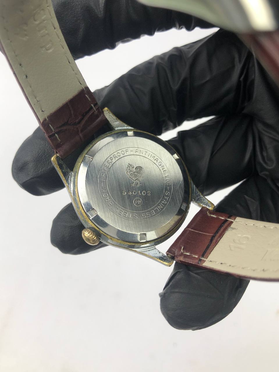 SWISSMADE FLORIMONT VINTAGE ROUND CASE PATINA CREAM DIAL - Gambar 7